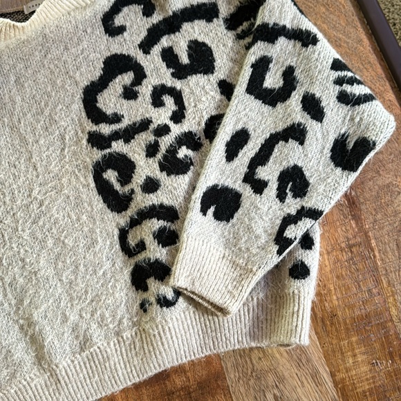 Topshop animal print sweater size 8-10 - Picture 4 of 5